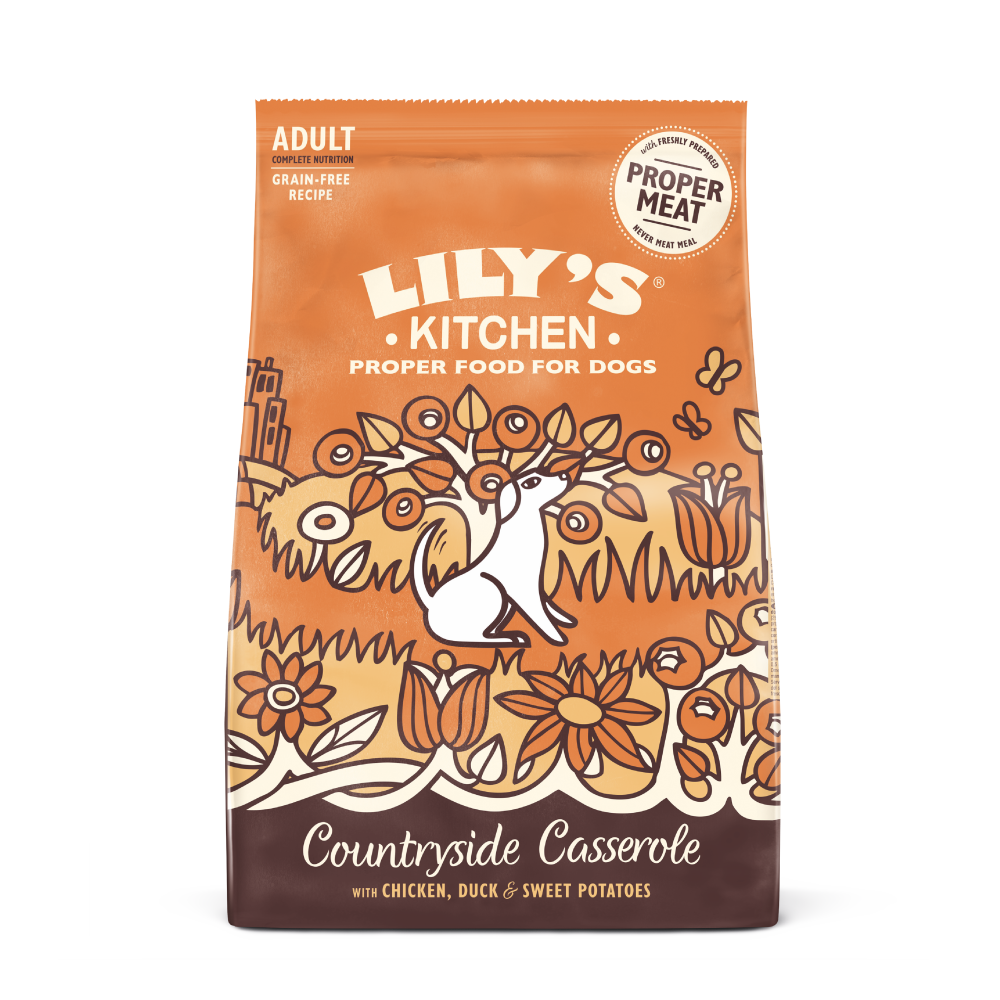 Lilys Kitchen Chicken and Duck Countryside Casserole Dry Dog Food-2