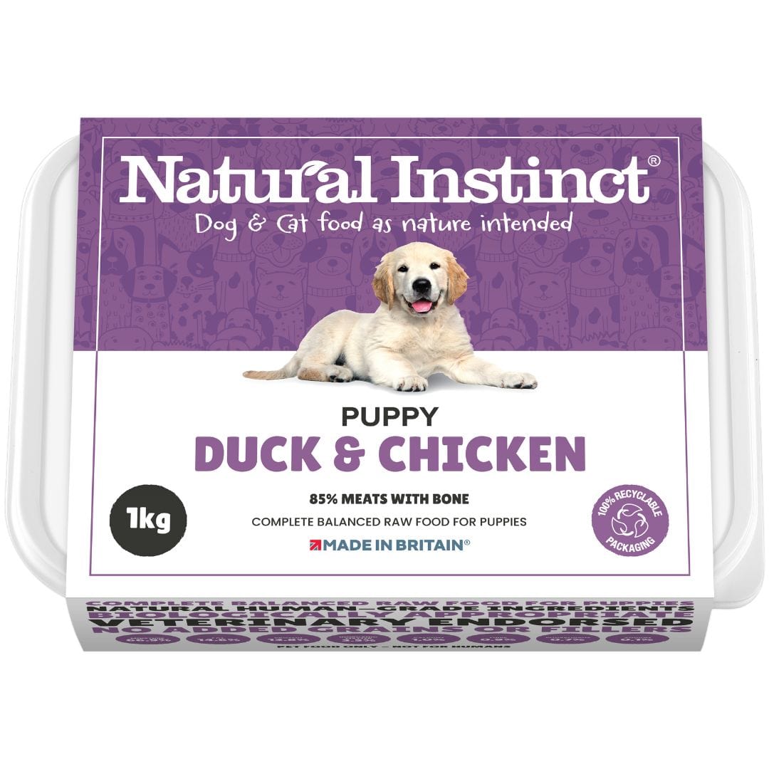 natural instinct puppy duck & chicken 1kg