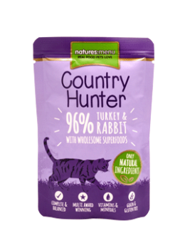 Natures Menu CH Cat Pouch Turkey & Rabbit (6Pk) 85g
