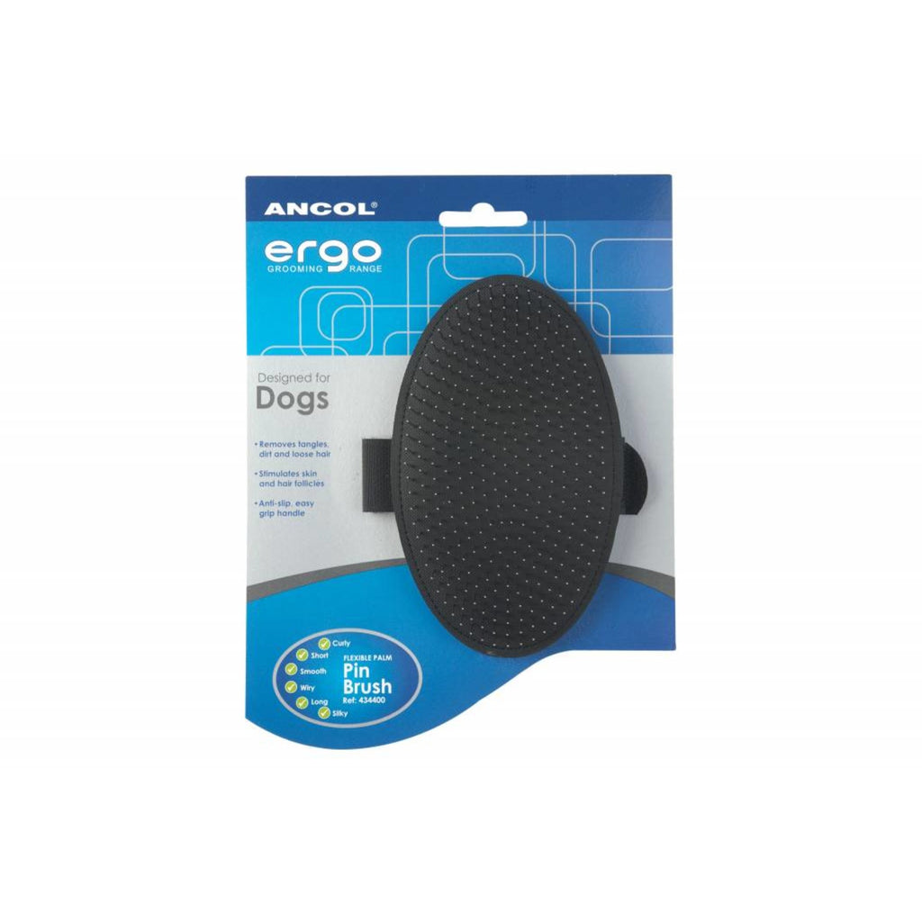Ancol Ergo Flexible Palm Pin Brush