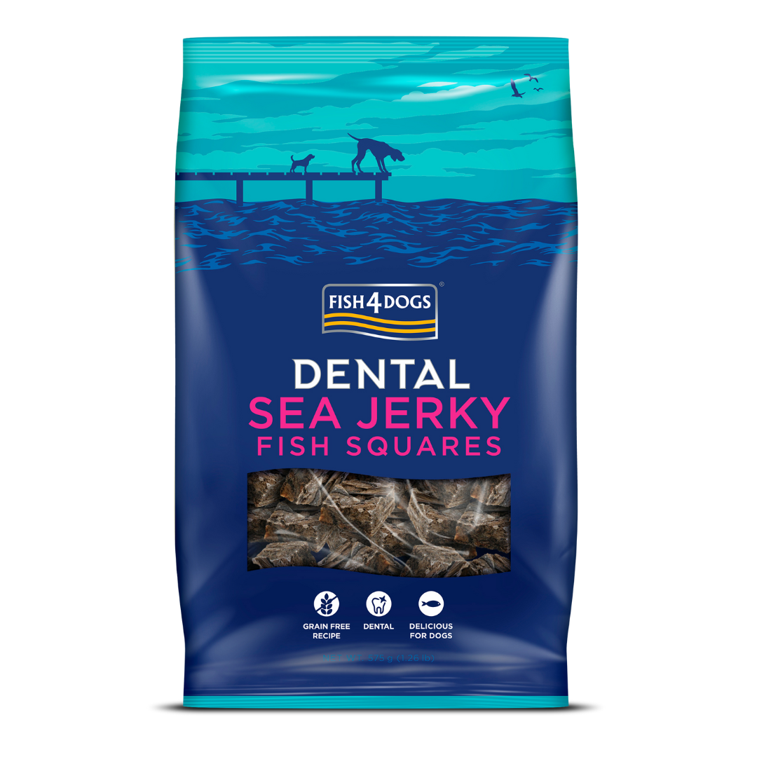 Fish4Dogs Dental Sea Jerky Fish Squares 575g