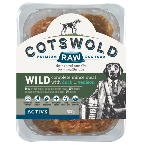 Cotswold Wild Duck & Venison 500g