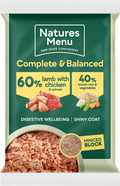 Natures Menu Frozen Brick Lamb Veg and Rosemary 300g