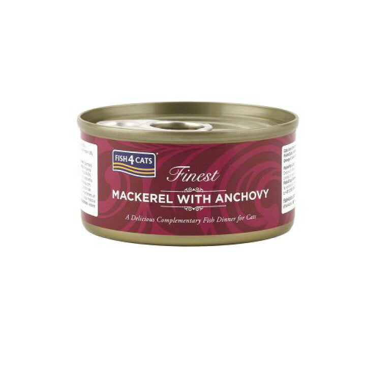 Fish4Cats Finest Mackerel With Anchovy 70g
