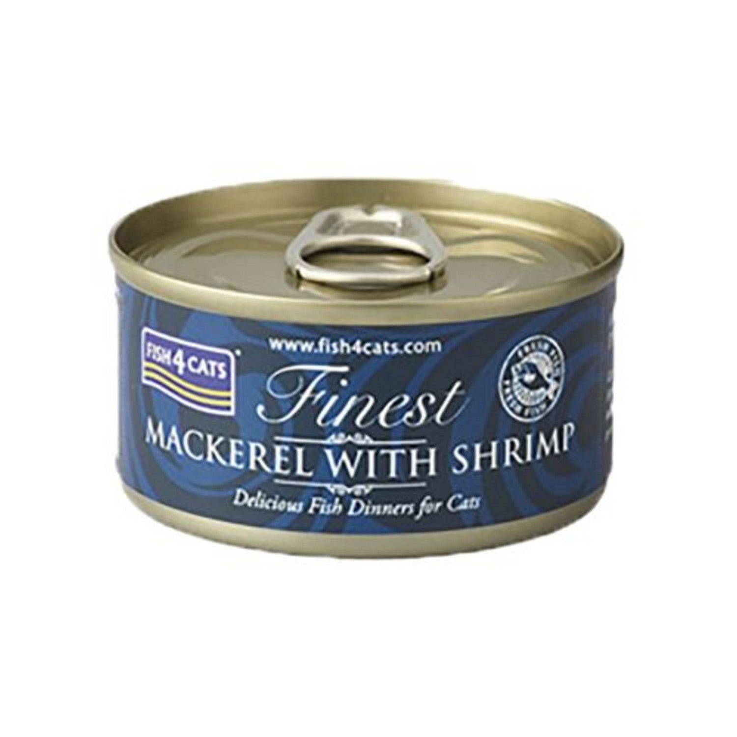 Fish4Cats Finest Mackerel With Shrimp 70g