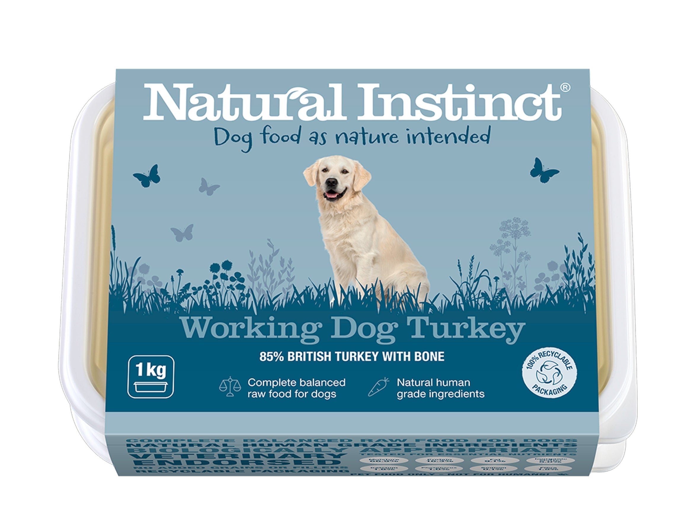Natural Instinct Working Dog Turkey 1kg