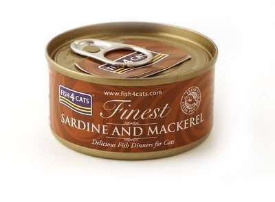 Fish4Cats Finest Sardine With Mackerel 70g