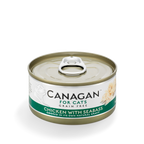 Canagan Cat Can - Chicken with Seabass 75g x 12