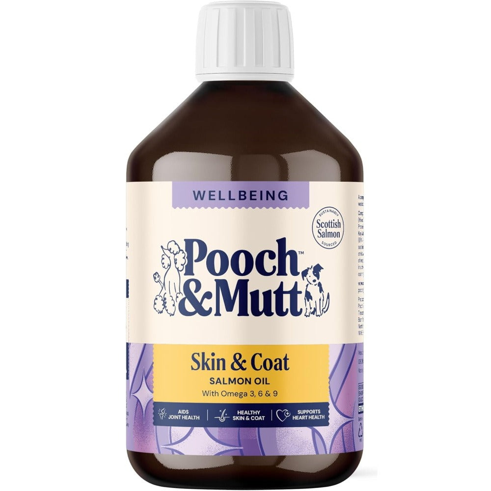 Pooch and Mutt Salmon Oil For Dogs and Cats 500ml