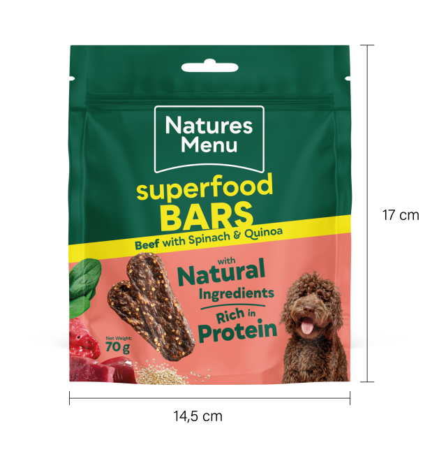 Natures Menu CH Superfood Bar Beef 100g