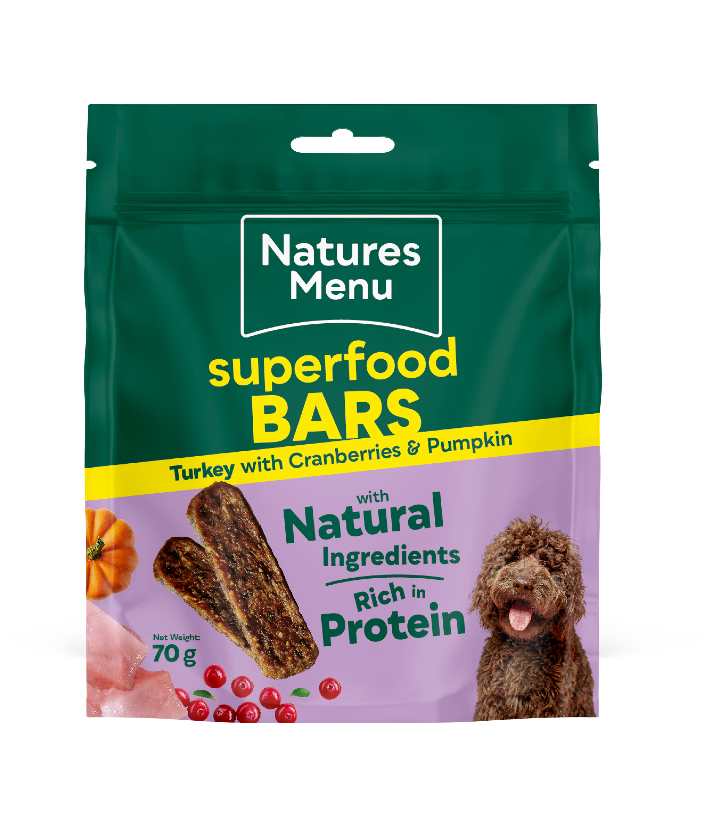 Natures Menu CH Superfood Bar Turkey 100g