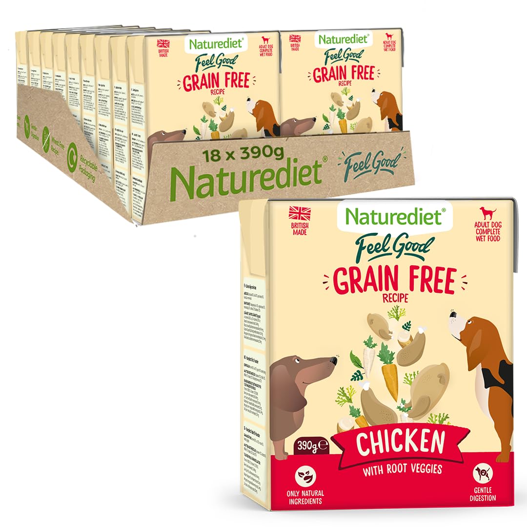 Naturediet Feel Good Grain Free Chicken 18x390g