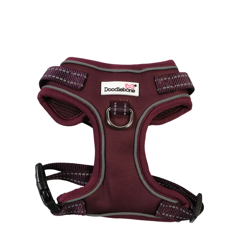 doodlebone adj airmesh harness red 4-7