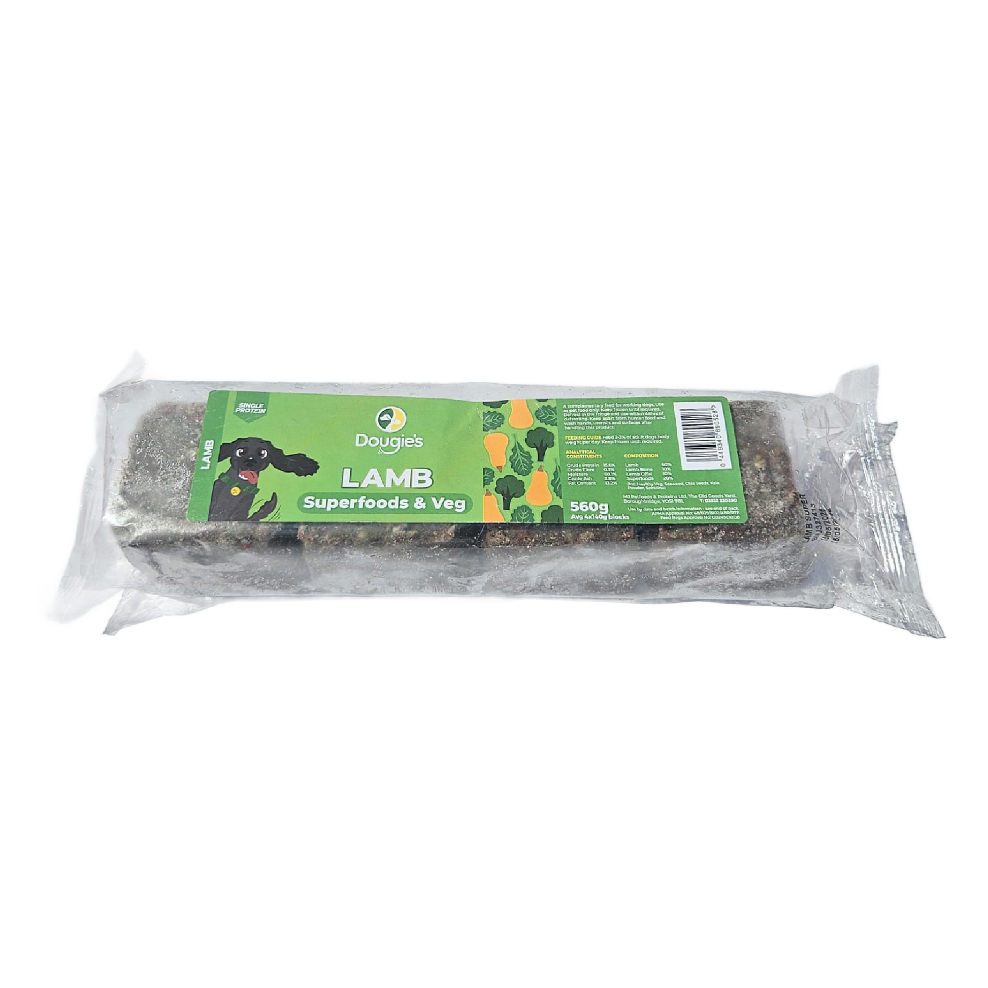 Dougies Pure Lamb With Superfoods