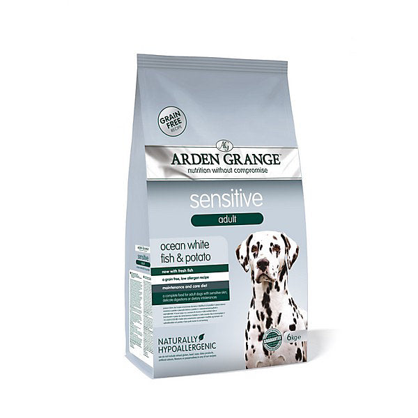 Arden Grange Sensitive Adult White Fish & Potato 6kg