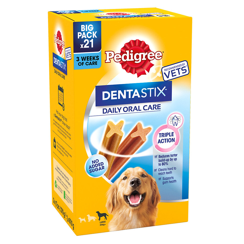 Pedigree DentaStix Daily Dental Chews Large Dog 21 Sticks