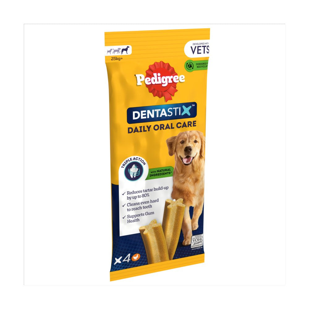 Pedigree DentaStix Daily Dental Chews Large Dog 4 Sticks