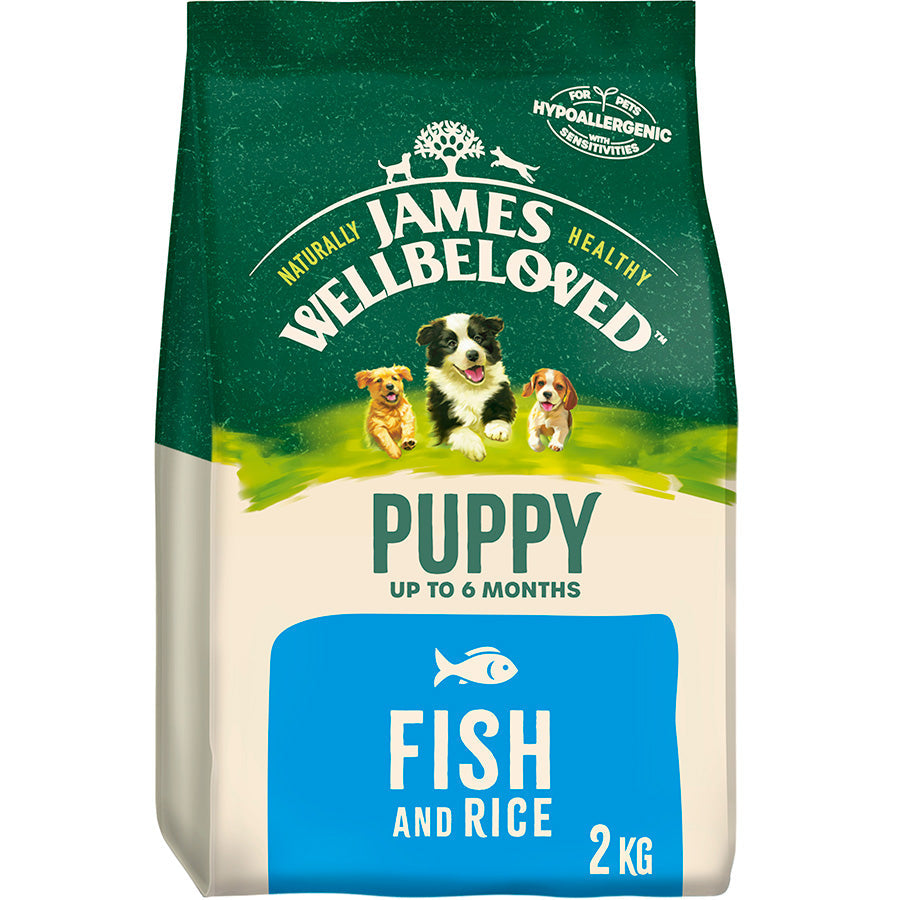 JWB Dog Dry Puppy & Junior Fish & Rice 2kg