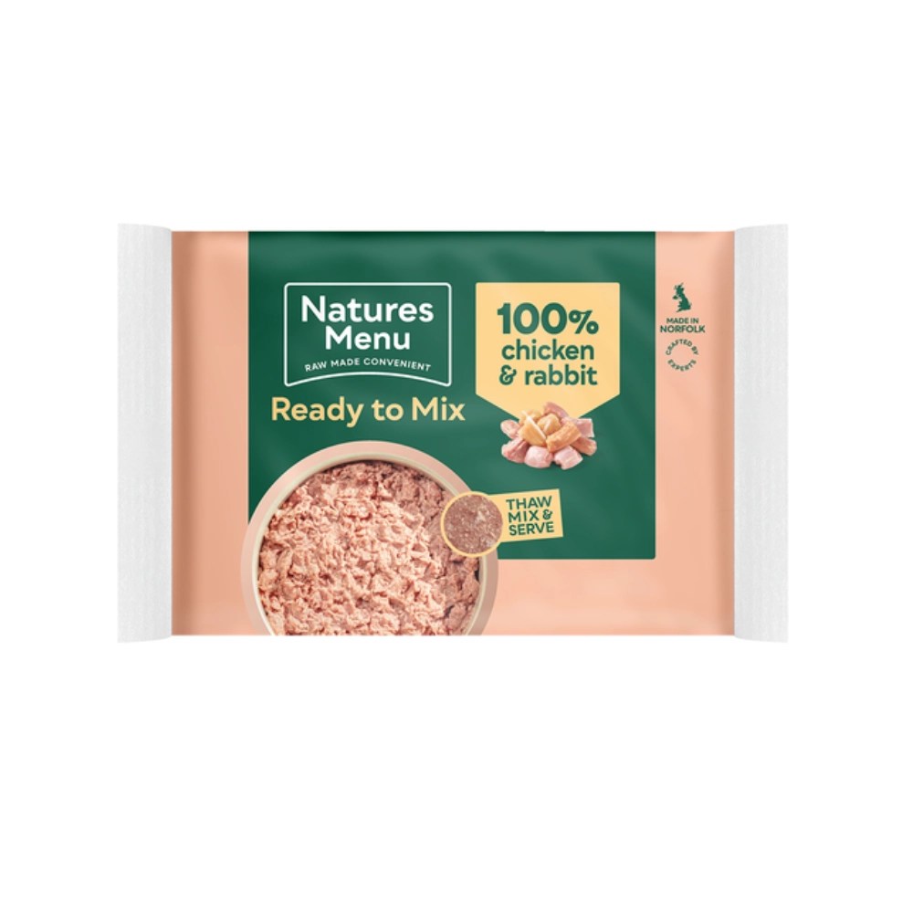 Natures Menu Frozen Chicken & Rabbit Mince 400g