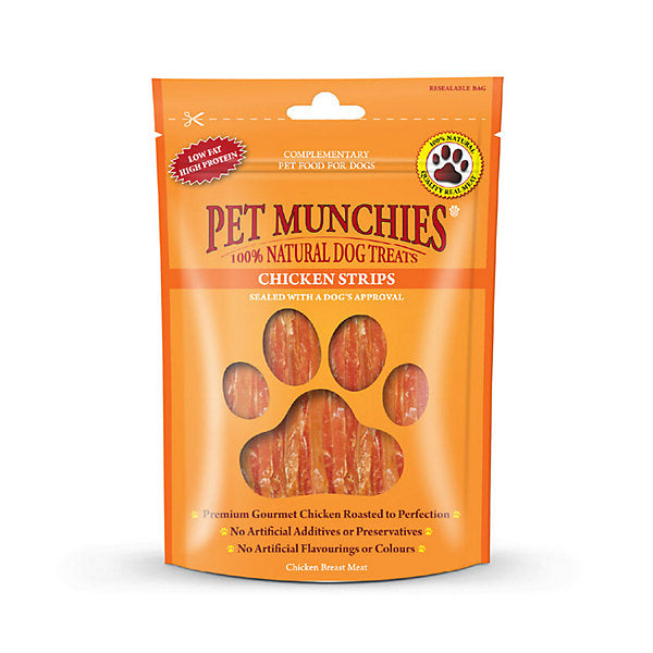 Pet Munchies Chicken Strips 90g