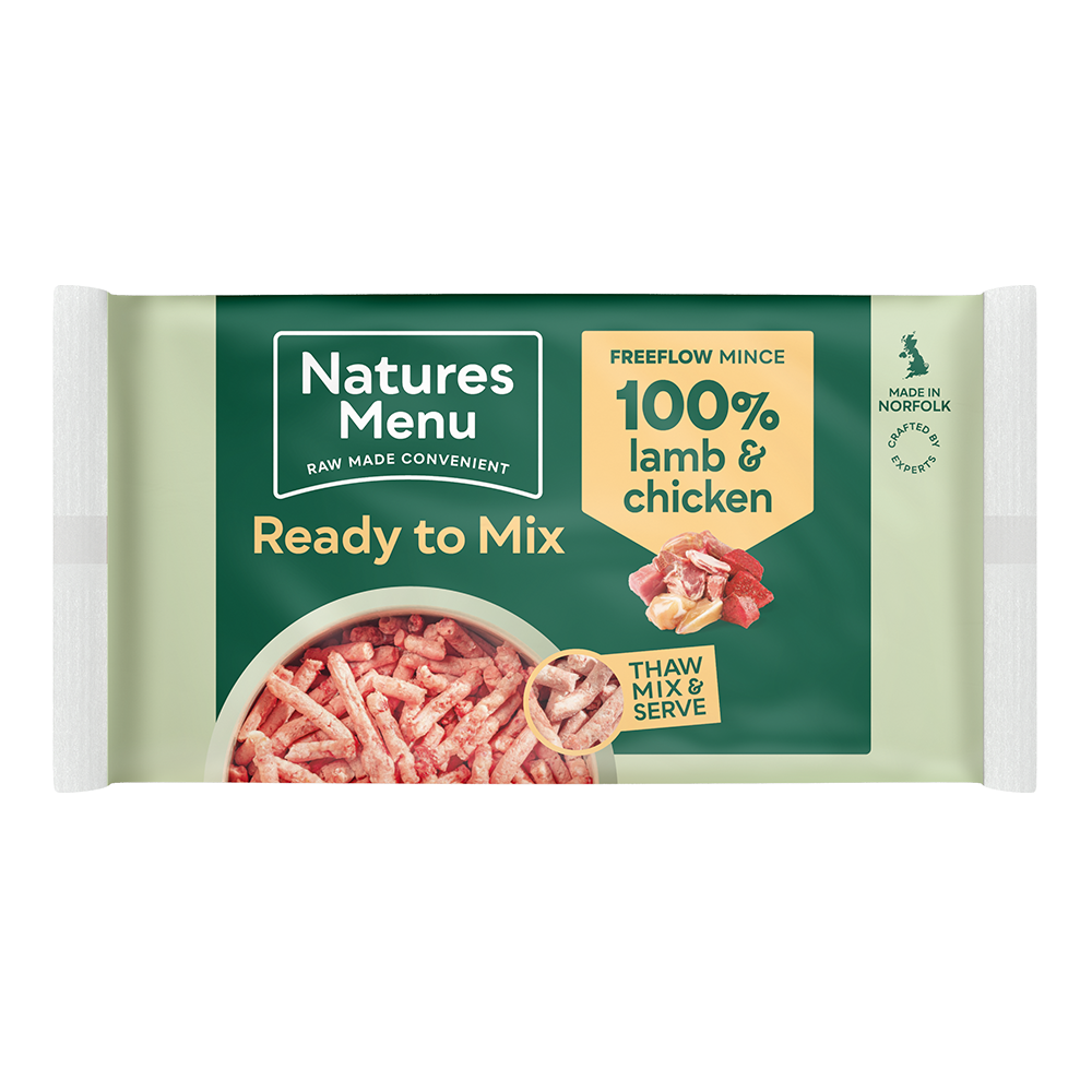 Natures Menu Dog Raw Frozen Free Flow Lamb 2kg