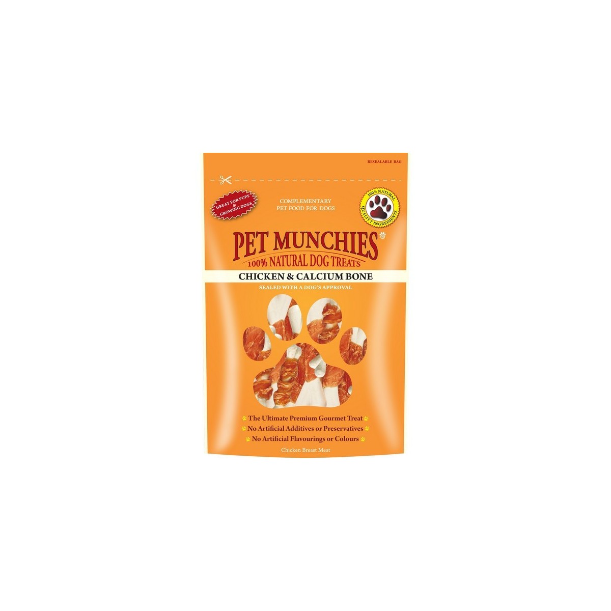 Pet Munchies Chicken and Calcium Bones 100g