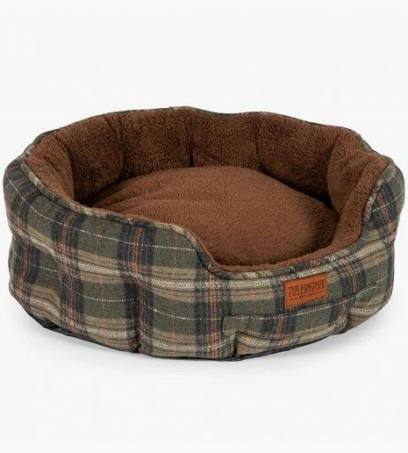 Ancol Heritage Check oval Bed 60cm